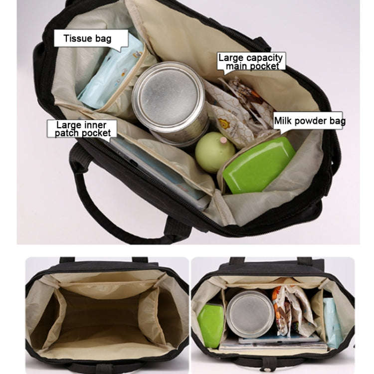 Maternity Bottle Diaper Storage Large Capacity Backpack Mummy Bag(Red)