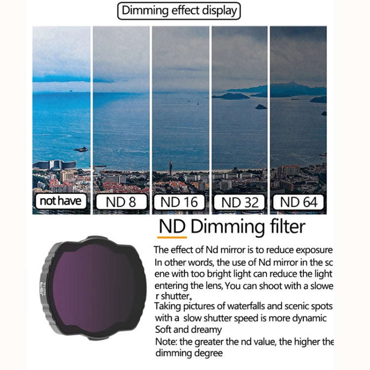 JSR  Adjustable Filter For DJI Avata,Style: ND32
