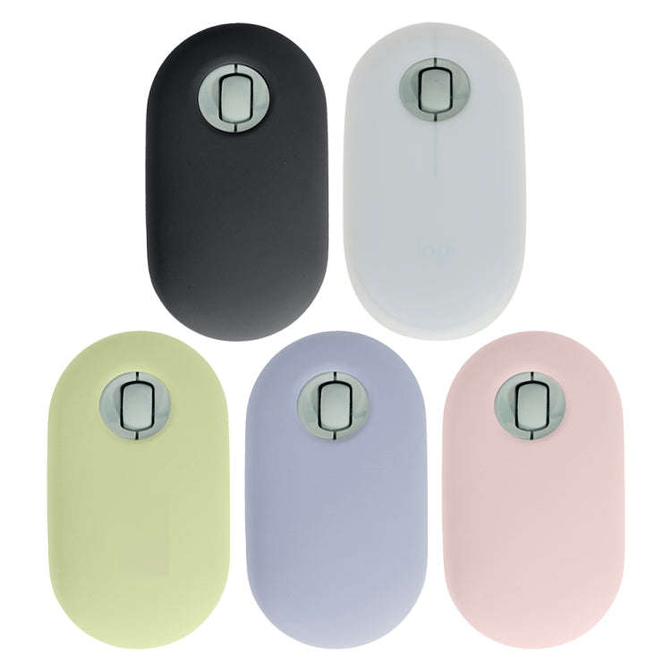 2 PCS Silicone Dustproof Wireless Mouse Protective Case For Logitech Pebble(Transparent)