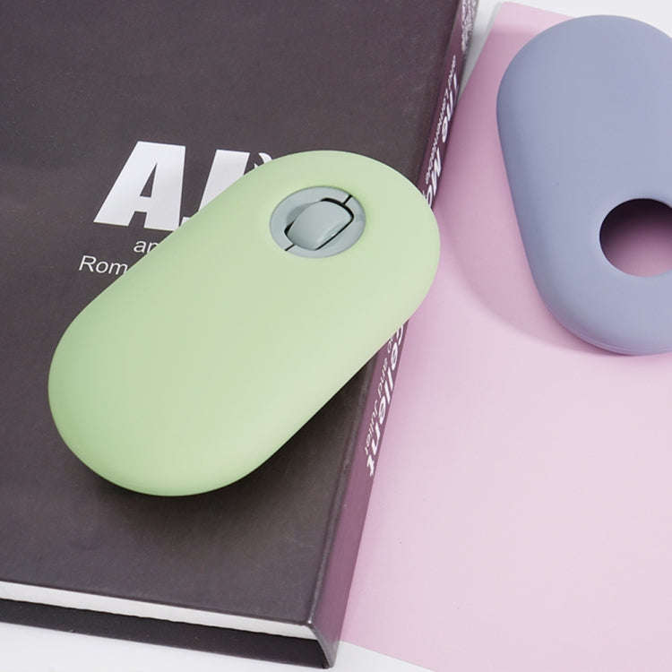 2 PCS Silicone Dustproof Wireless Mouse Protective Case For Logitech Pebble(Transparent)