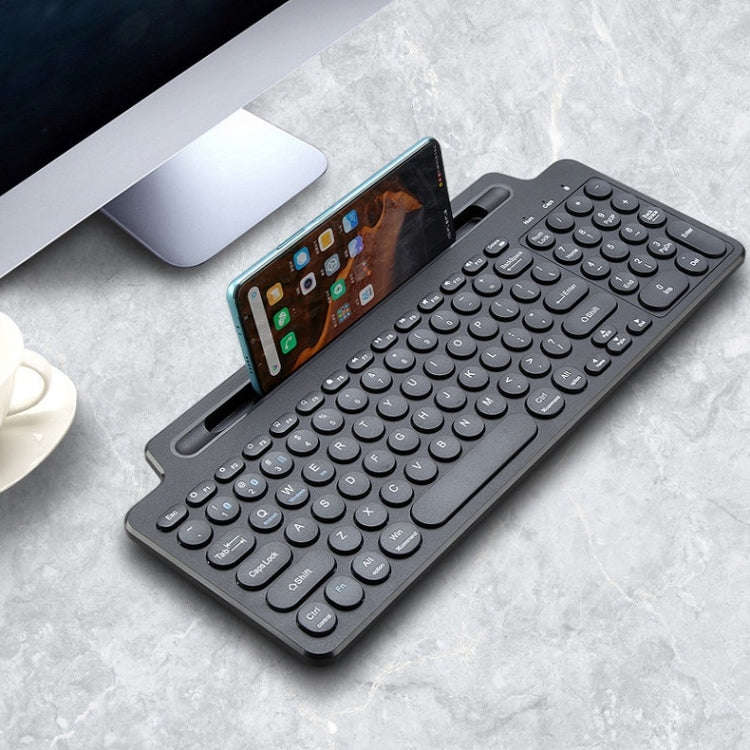 2.4G Bluetooth Wireless Keyboard With Card Slot Bracket No Touchpad