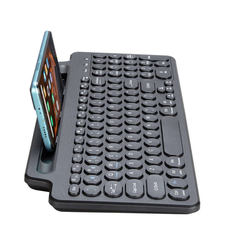 2.4G Bluetooth Wireless Keyboard With Card Slot Bracket No Touchpad