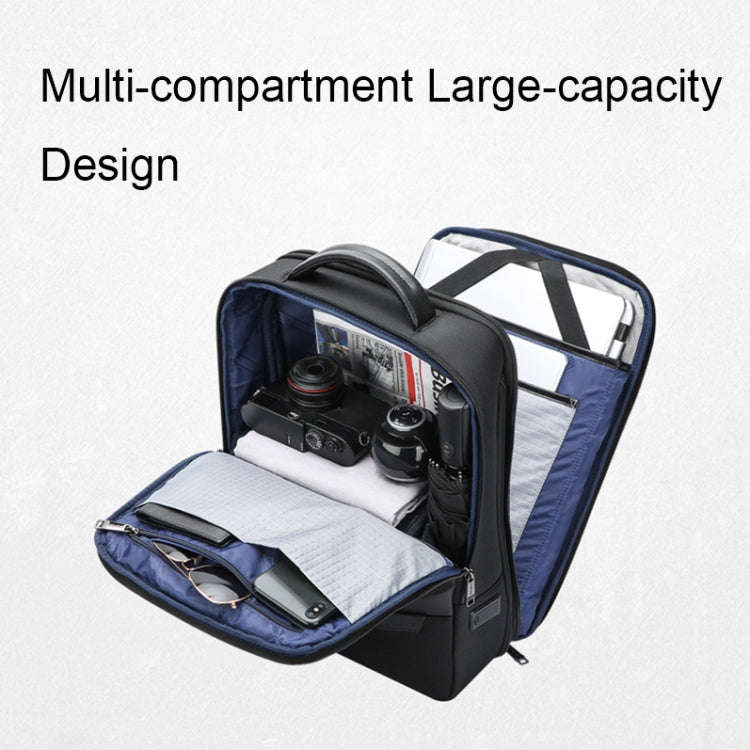 Bopai 61-120621A Outdoor Waterproof Laptop Backpack with USB Charging Port, Spec: Expansion Version