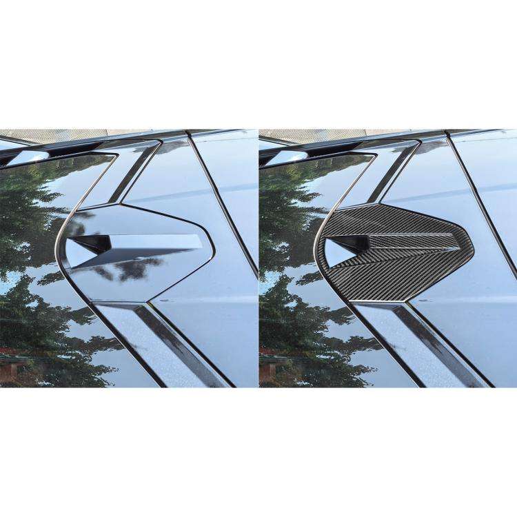 For Chevrolet Corvette C8 4pcs /Set Rear Roof Camera Sticker(Black)