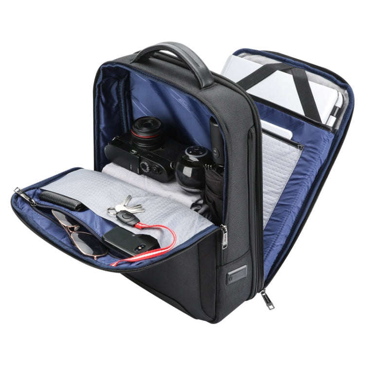 Bopai 61-120691A Waterproof Anti-theft Laptop Backpack with USB Charging Hole, Spec: Regular Version
