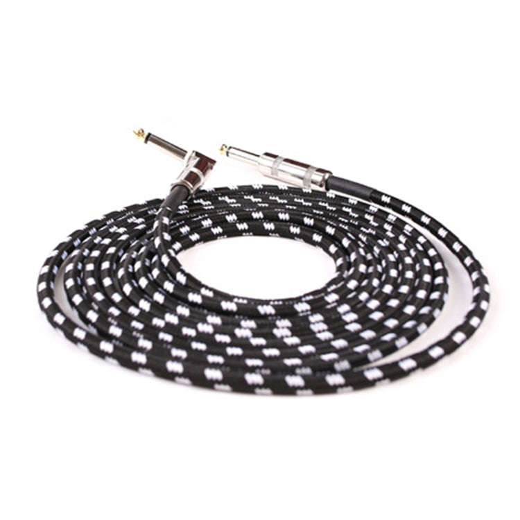 Guitar Connection Wire Folk Bass Performance Noise Reduction Elbow Audio Guitar Wire, Size: 0.5m(...