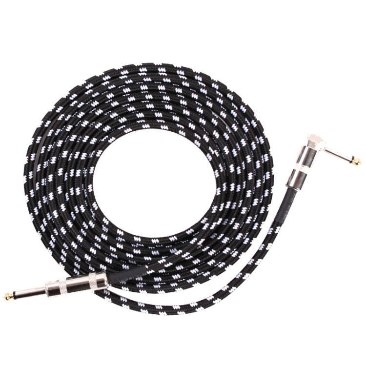 Guitar Connection Wire Folk Bass Performance Noise Reduction Elbow Audio Guitar Wire, Size: 3m(Bl...