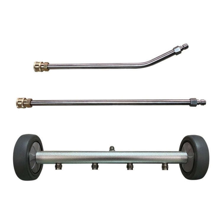 Car Chassis Washe 1/4 Quickly Inserts Road Cleaning Brush(Grey)