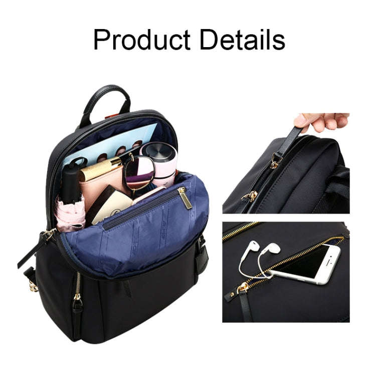 Bopai 62-00121 Multifunctional Wear-resistant Anti-theft Laptop Backpack(Black)