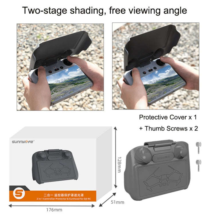 Sunnylife MM3-YK466 RC Joystick Screen Scratch Resistant Remote Control Protective Hood for DJI M...