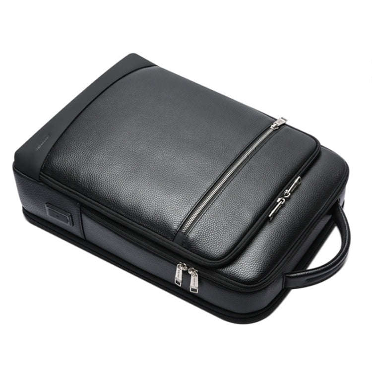 Bopai 61-121561 Multifunctional Anti-theft Laptop Business Backpack with USB Charging Hole(Black)