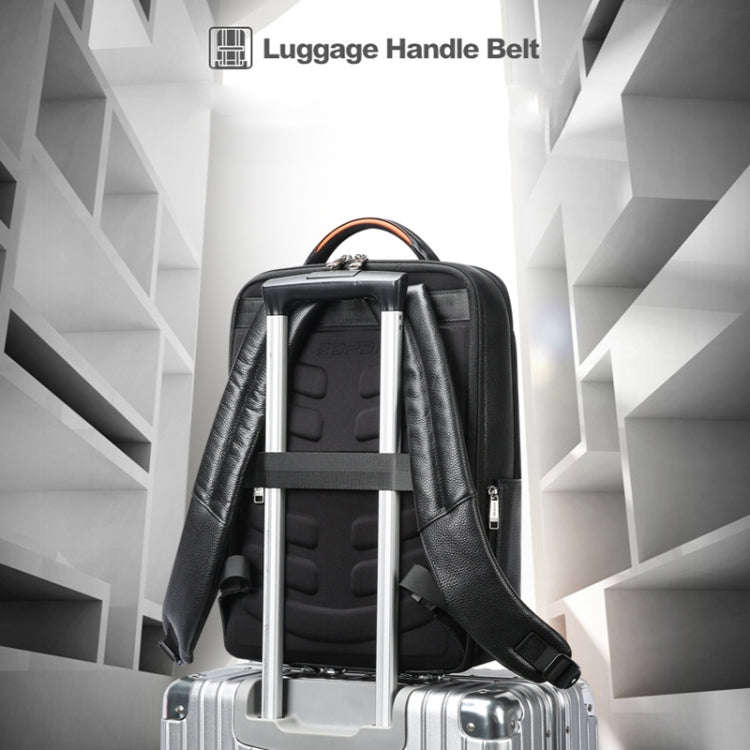 Bopai 61-121561 Multifunctional Anti-theft Laptop Business Backpack with USB Charging Hole(Black)