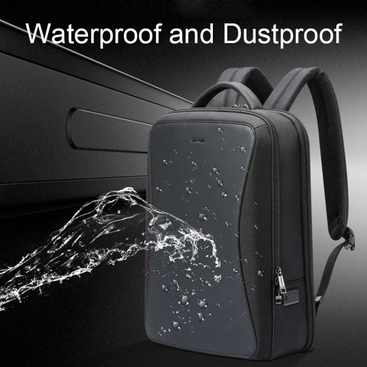 Bopai 61-120891 Multifunctional Anti-theft Laptop Business Backpack with USB Charging Hole(Black)