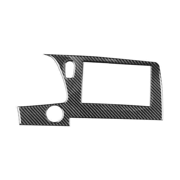 For Chevrolet Corvette C8 Left-Hand Drive Central Control Screen Frame Sticker(Black)