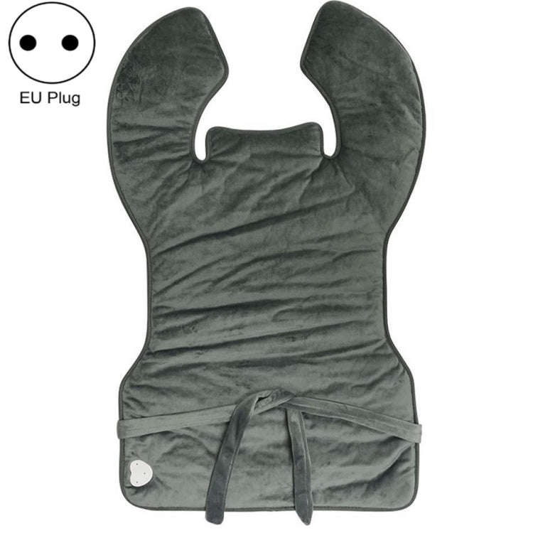 Heated Shoulder Guards Neck Guards Electric Heated Shawls Electric Blankets EU Plug(Dark Gray)