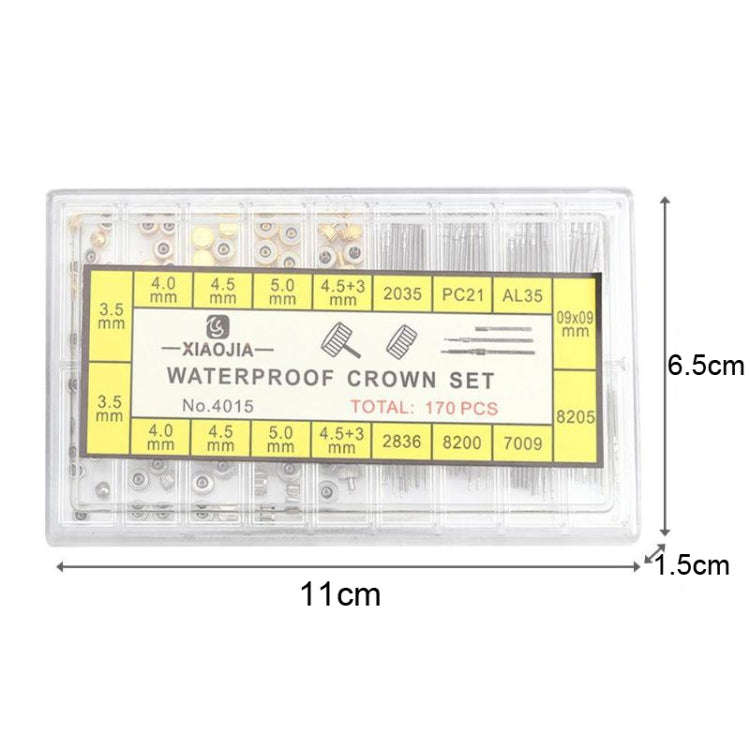 170 PCS / Box C012 Watch Accessories Epoxy Watch Crown and Stem Repair Parts