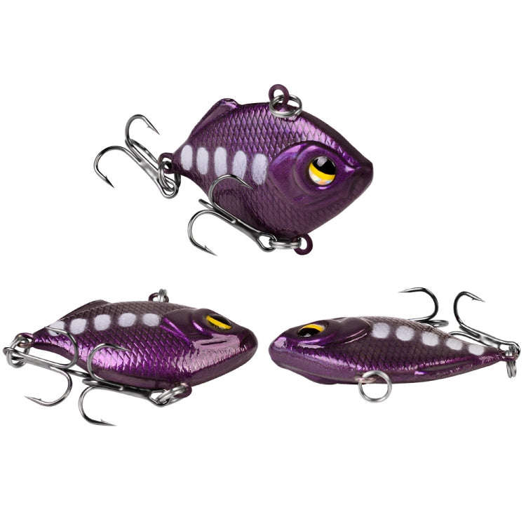 3 PCS PROBEROS DW1044 4.5cm/8.5g Lure Fake Bait Iconic Plastic VIB Hard Bait(H)
