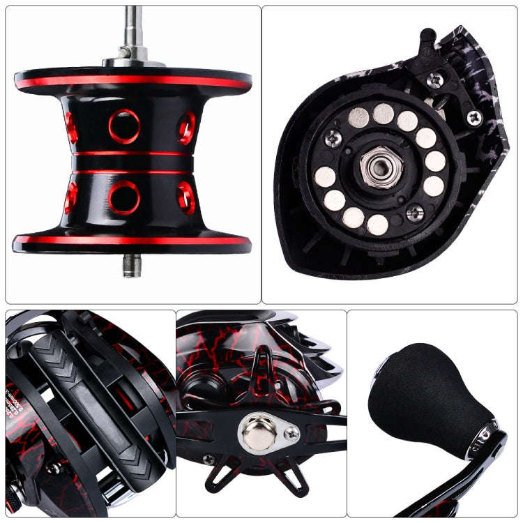 PROBEROS Metal Drop Wheel 18+1 Axis Axis Asian Fish Wheel(DW121L Left Hand)