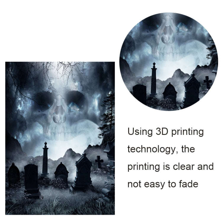 2.1m X 1.5m Halloween Photography Background Cloth Party Decoration Cloth