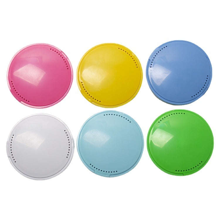 3 PCS Invisible Braces Box Orthodontic Retainer Box With Mirror(Green)