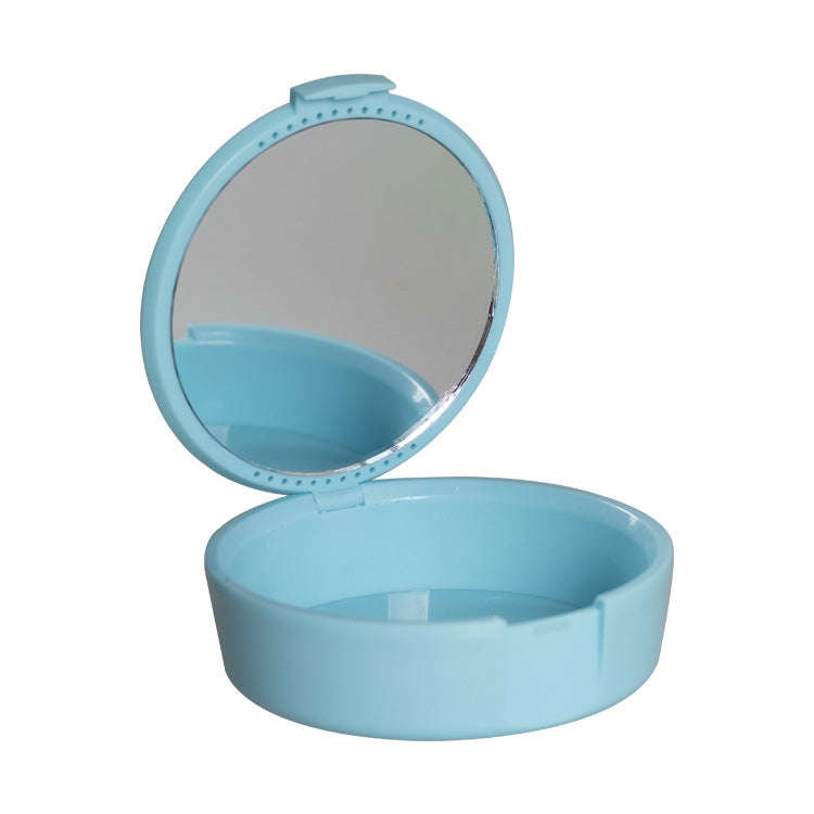 3 PCS Invisible Braces Box Orthodontic Retainer Box With Mirror(Green)