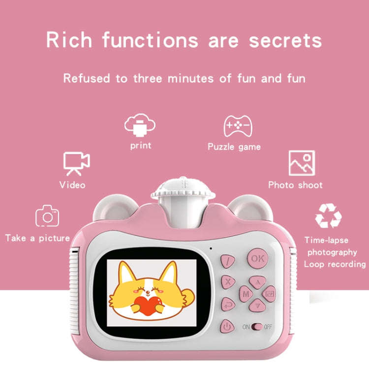 KX01-1 Smart Photo and Video Color Digital Kids Camera without Memory Card(Green+White)