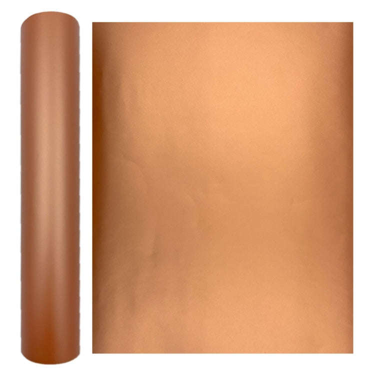 Matte Metal Self Adhesive Vinyl Lettering Sticker Cup Sticker Car Sticker, Size: 30x100cm(Rose Gold)