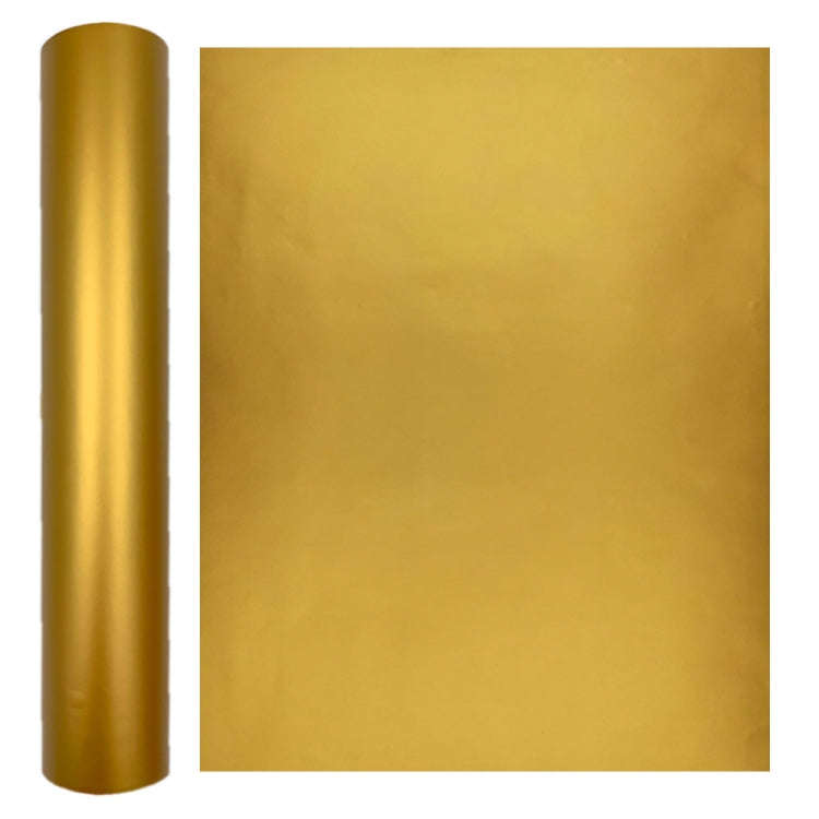 Matte Metal Self Adhesive Vinyl Lettering Sticker Cup Sticker Car Sticker, Size: 30x150cm(Gold)