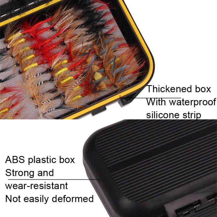 120 PCS / Set Bionic Fly Hook Lure Bait Hook Fishing Gear