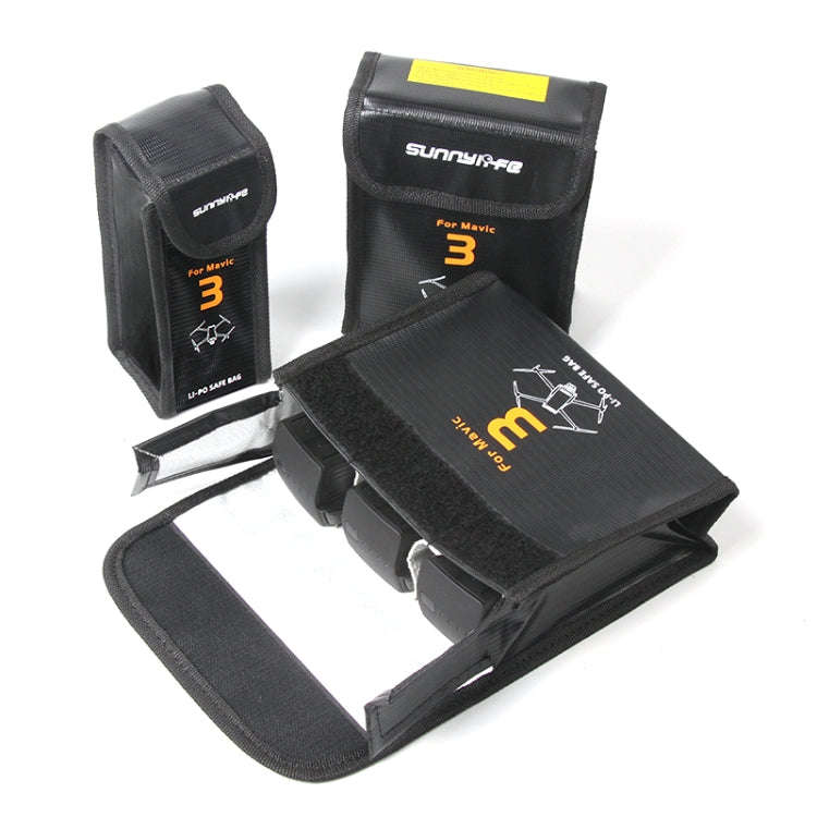 For Mavic 3 Sunnylife M3-DC104 Battery Safe Storage Explosion-proof Bags