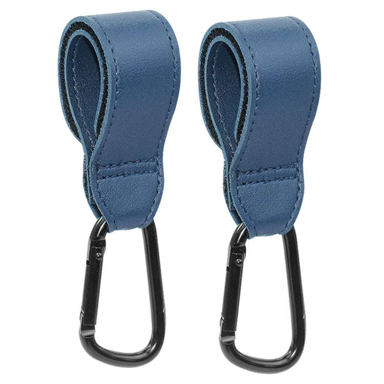 2 PCS Simple Multifunctional Electric Vehicle Bicycle Aluminum Alloy Climbing Buckle(Royal Blue)