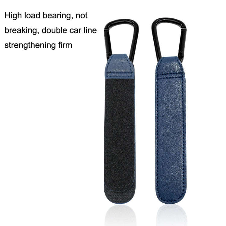 2 PCS Simple Multifunctional Electric Vehicle Bicycle Aluminum Alloy Climbing Buckle(Brown)