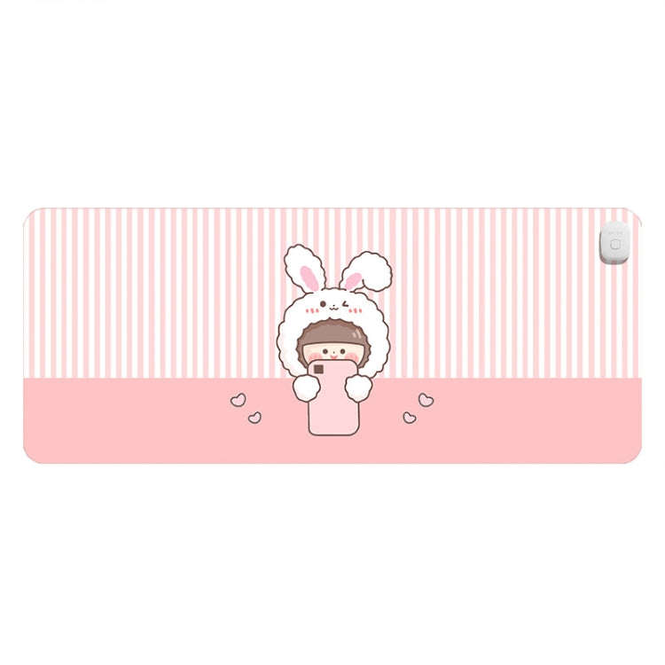 Intelligent Timing Heating Waterproof Warm Mouse Pad CN Plug, Size: 80x33cm(Selfie Girl)