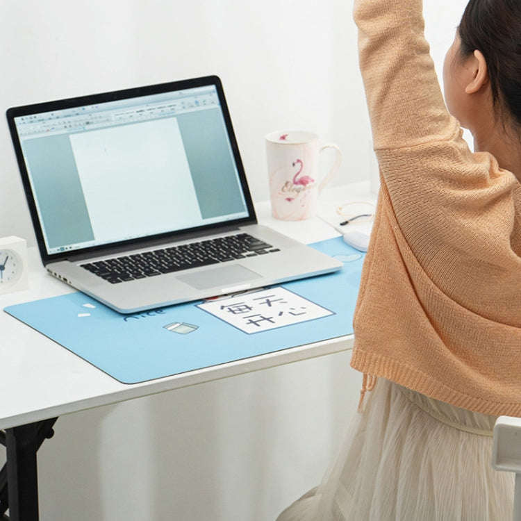 Intelligent Timing Heating Waterproof Warm Mouse Pad CN Plug, Size: 80x33cm(Selfie Girl)
