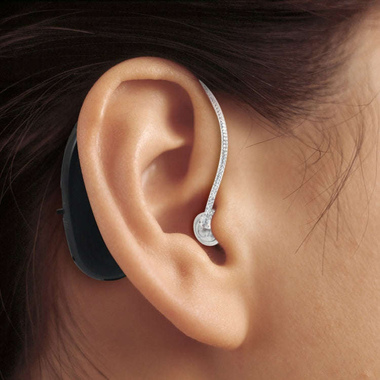 Portable Rechargeable Invisible Hearing Aid US Plug(Gold)