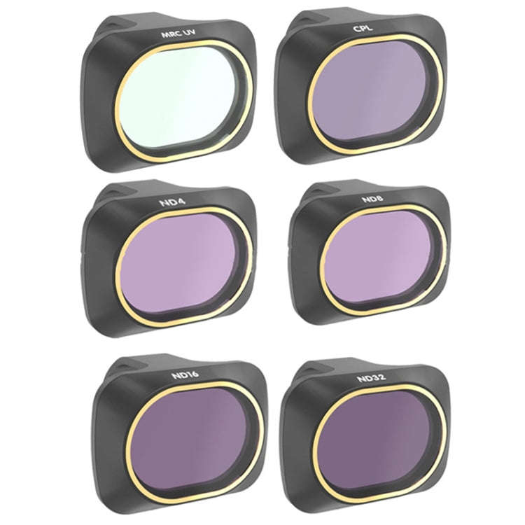 JSR JSR-3654-04 For Mavic Mini / Mini 2 / Mini 2 SE Filters, Style: UV +CPL+ND4+ND8+ND16+ND32