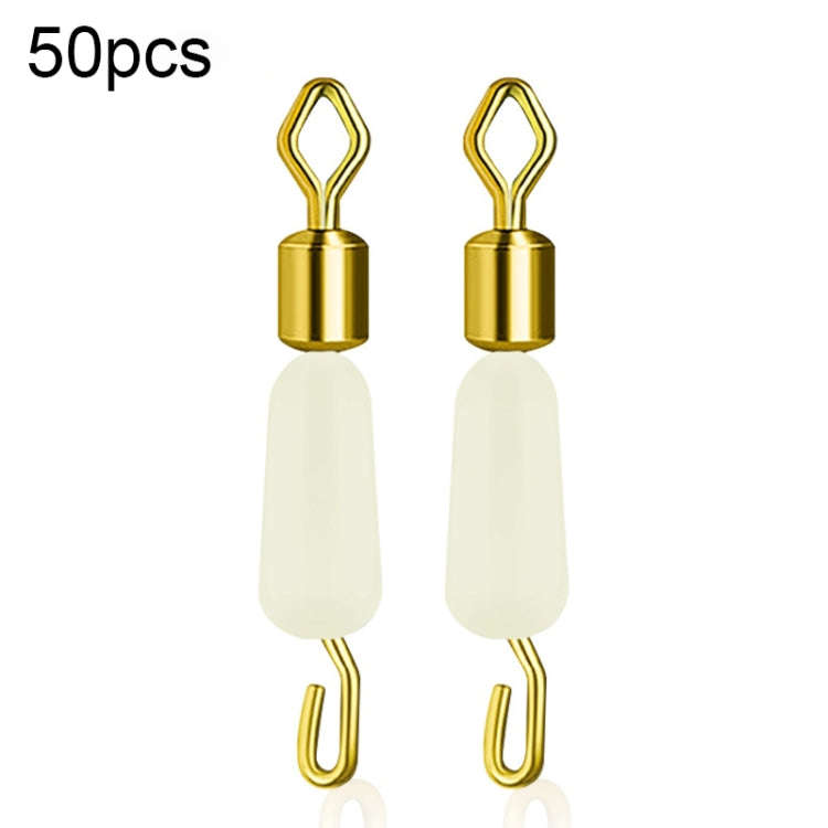 50 PCS HS-052 Silicone Eight-Shaped Ring Connector, Specification: Small(Rhombus Beige)