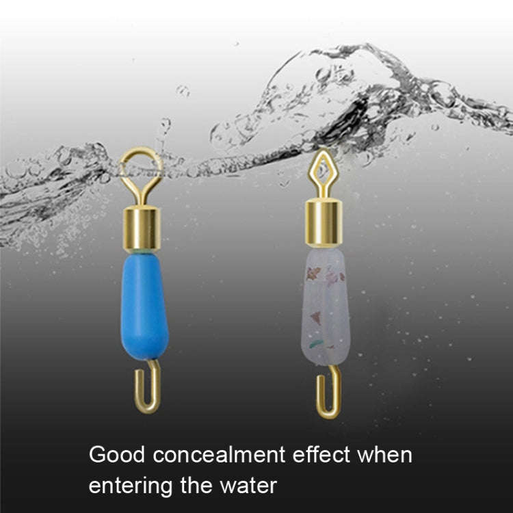 50 PCS HS-052 Silicone Eight-Shaped Ring Connector, Specification: Small(Gold Plated)
