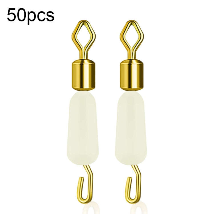 50 PCS HS-052 Silicone Eight-Shaped Ring Connector, Specification: Large(Rhombus Beige)
