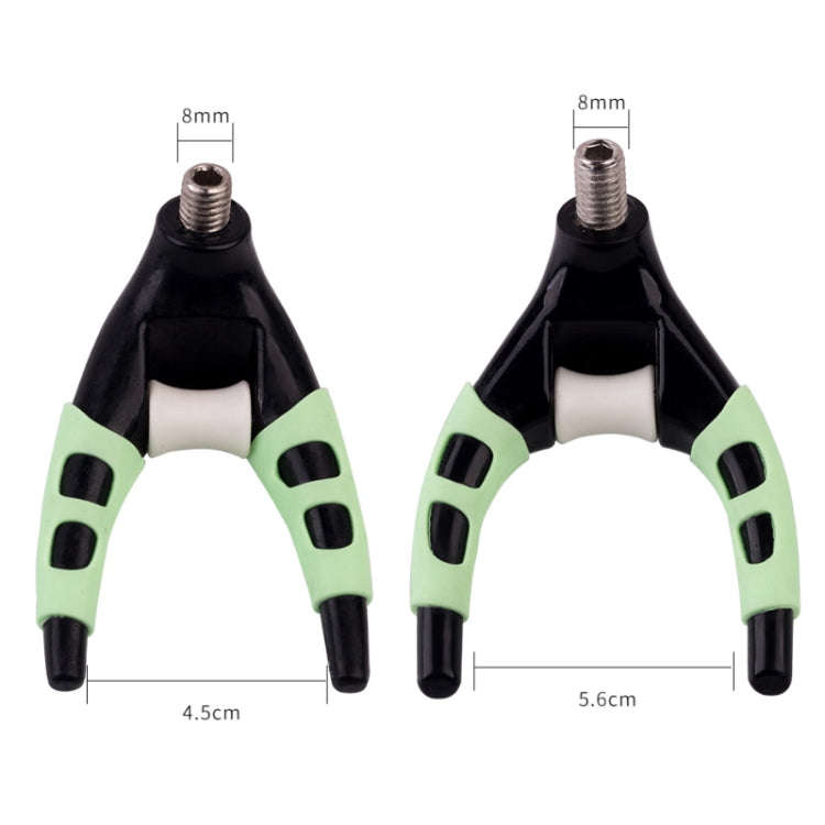 Detachable Luminous Claw Turret Bracket Head Fishing Rod Head Bracket Accessories, Size: Large