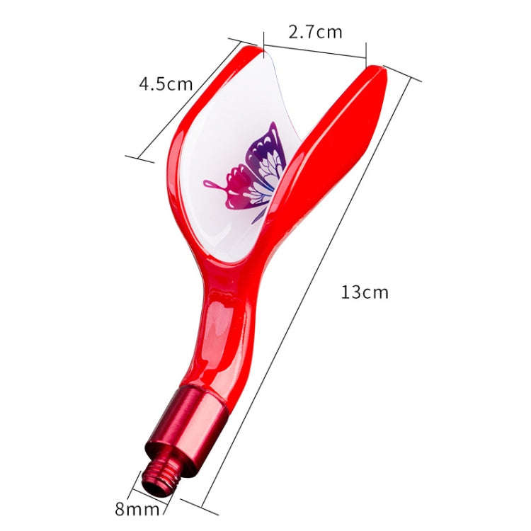 Duckbill Type Universal Non-slip Fishing Rod Bracket Head(Red)