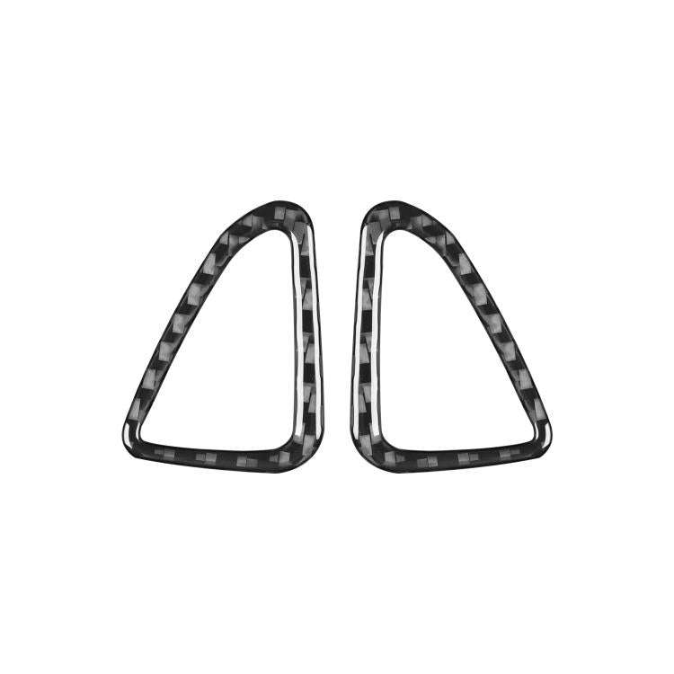 For Chevrolet Corvette C8 2pcs/Set Car Door Air Vent Sticker(Black)