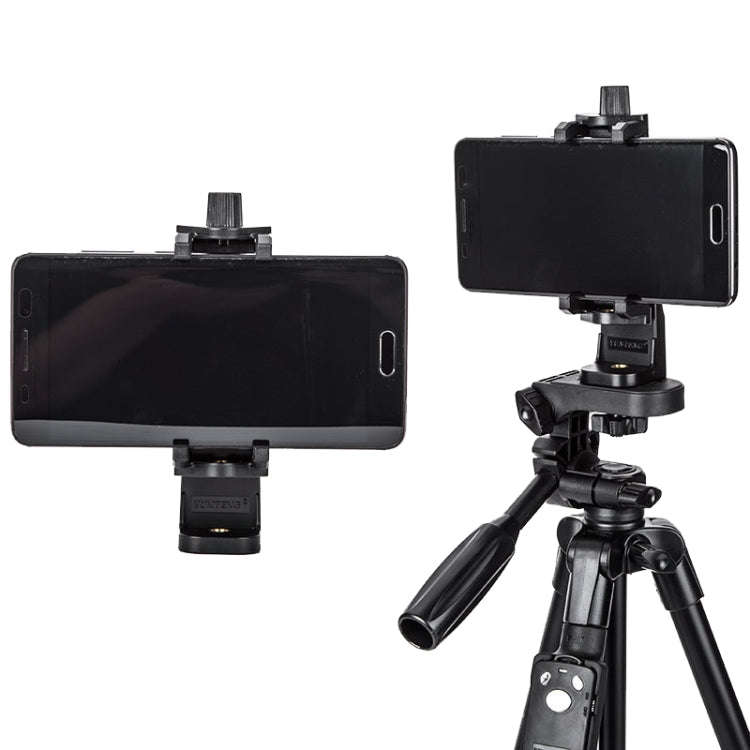 YUNTENG Tripod PTZ Adapter Aelfie Rod Live Broadcast Bracket Fixing Clip