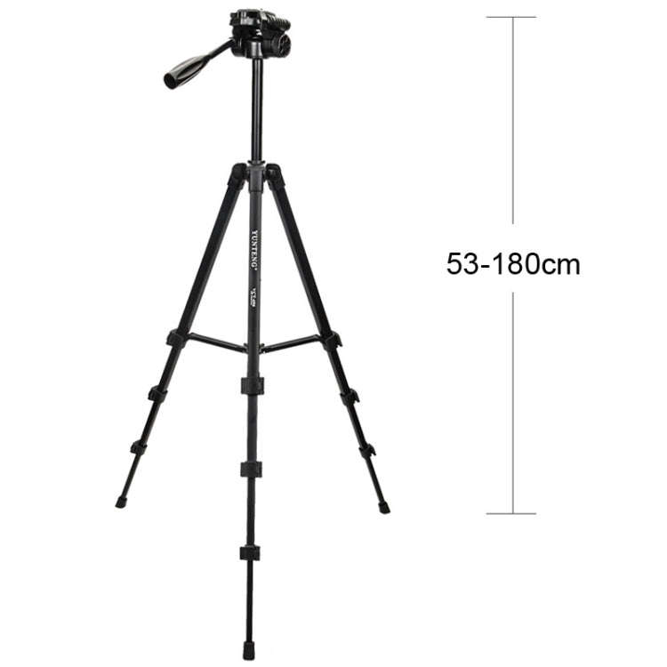 YUNTENG 696 SLR Tripod General Mobile Phone Stand(Black)