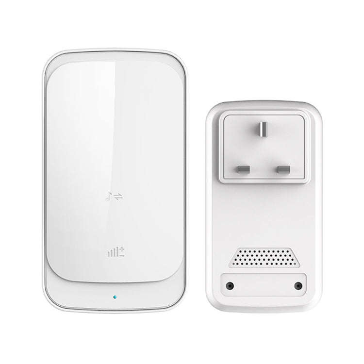 C03 1 For 1 Home Wireless IP44 Waterproof Touch Sensor Doorbell(UK Plug White)