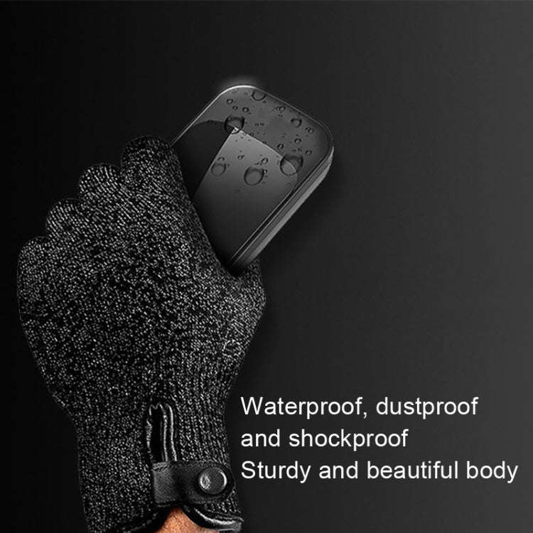 C03 1 For 1 Home Wireless IP44 Waterproof Touch Sensor Doorbell(EU Plug Black)