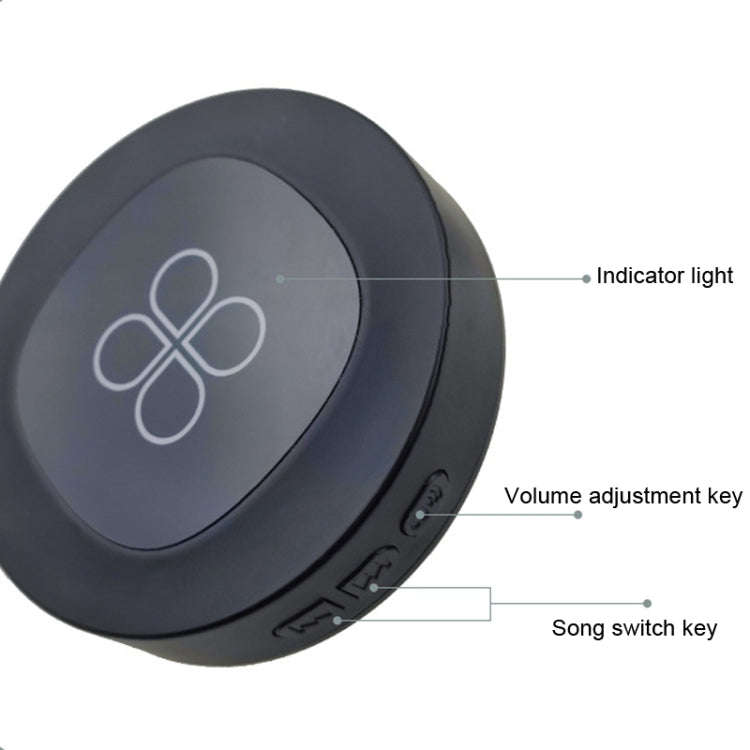 R16 1 For 1 Smart Wireless Self-Powered Hotel Home Electronic Call Doorbell(EU Plug Black)