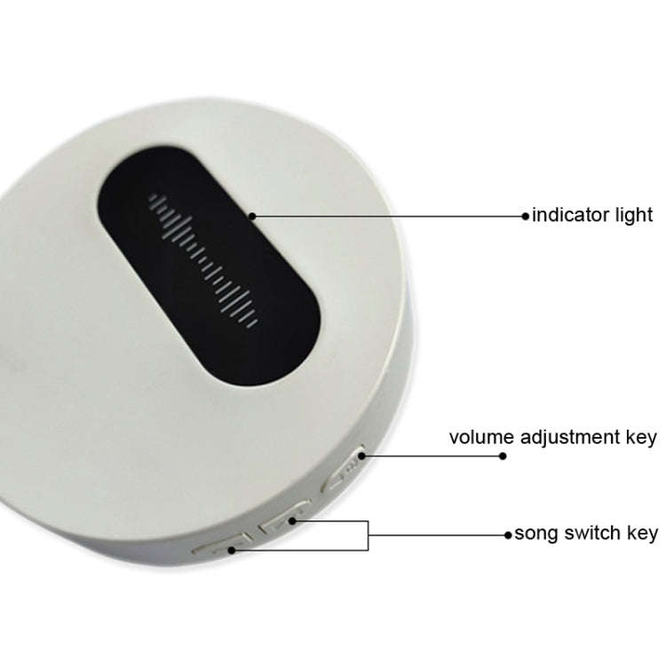 T10-1 1 For 1 Lighting Self-Power Generation Wireless Intelligent Doorbell(EU Plug White)