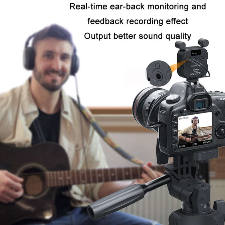 MAMEN Broadcast Multi-Angle Stereo Microphone Lights, Model: V03RGB