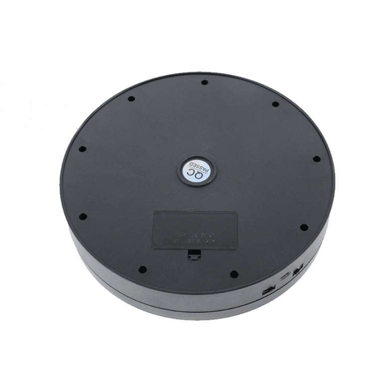32cm Electric Turntable for Photography With Speed Direction Adjustment, Color: Golden Mirror